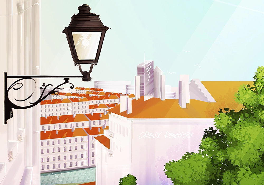 illustration ville de lyon