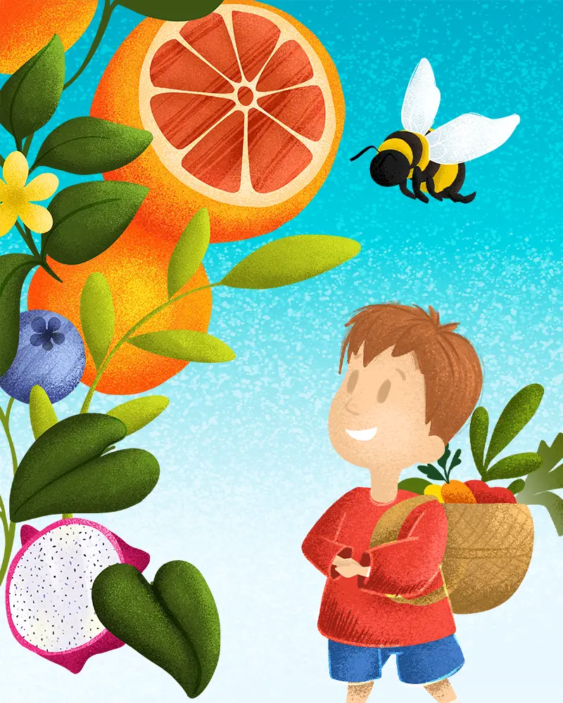 illustration signalétique d'exposition pédagogique