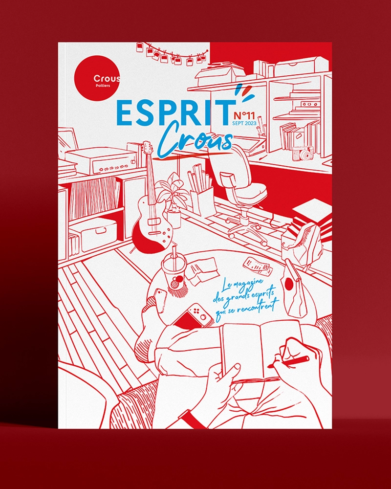 graphisme édition - magazine étudiant Crous