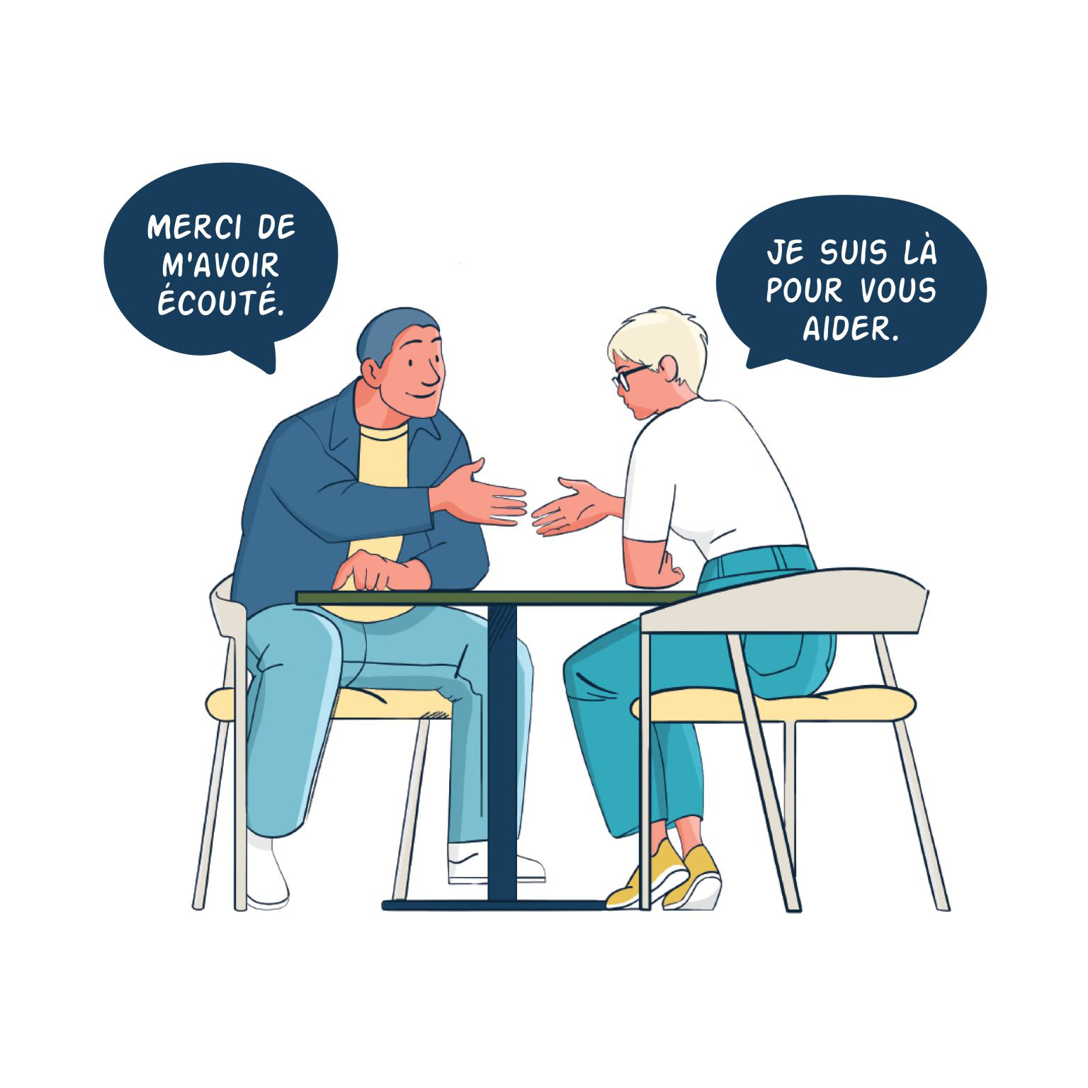 illustration dialogue social